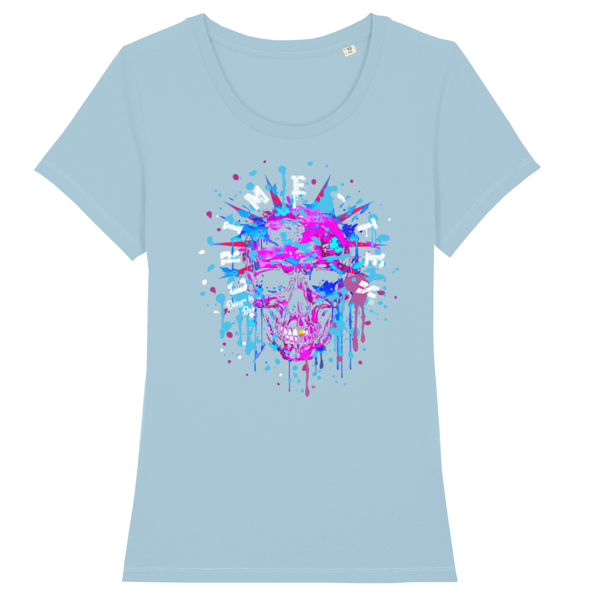 PURPLE SCULL LADY SHIRT