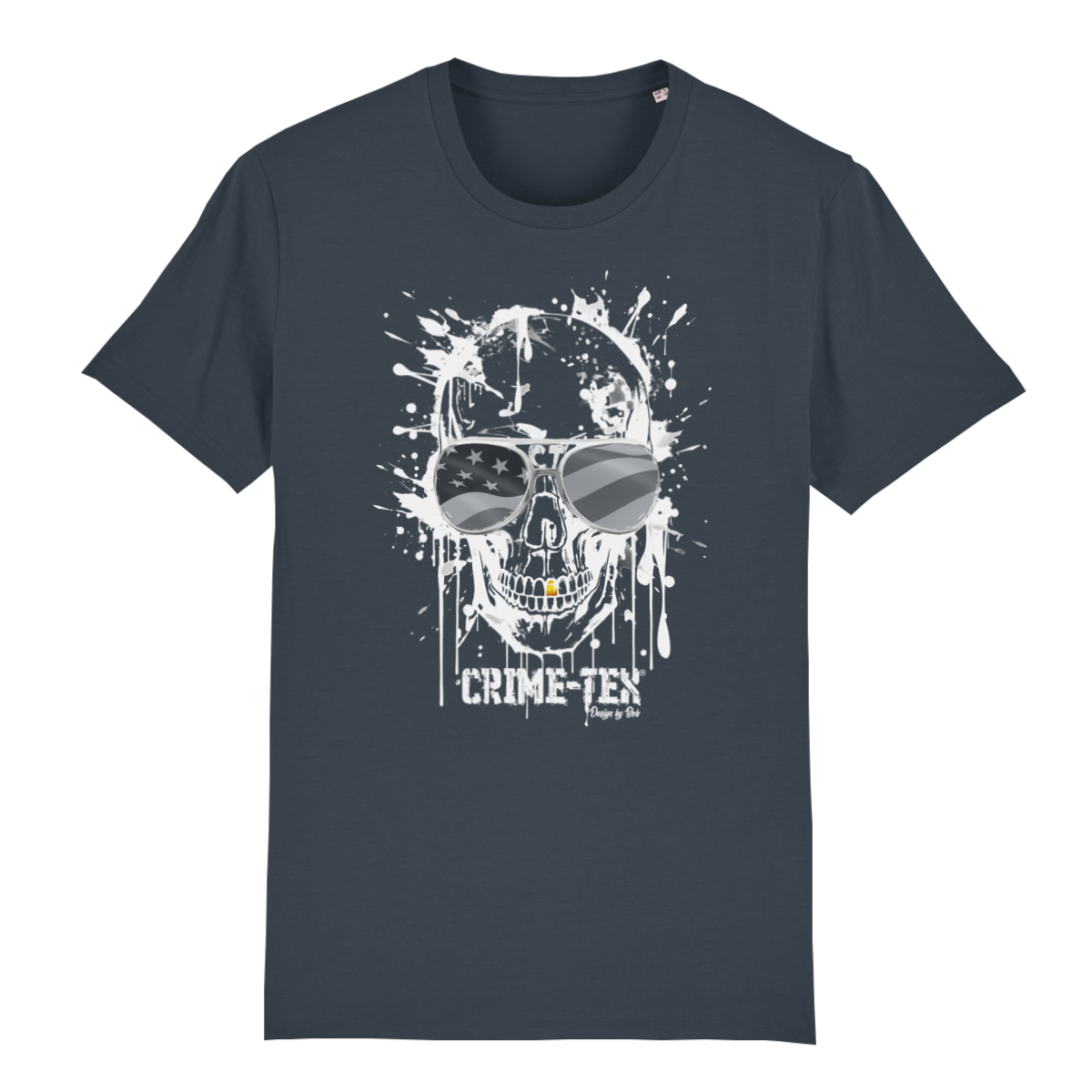 003 BW SCULL UNISEX T-SHIRT