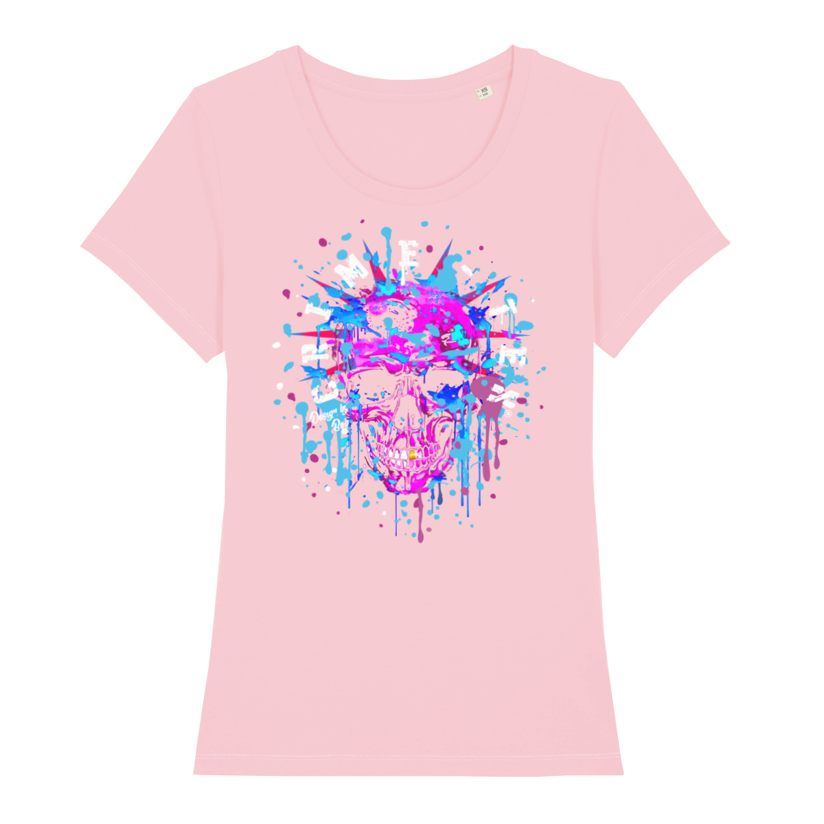 PURPLE SCULL LADY SHIRT