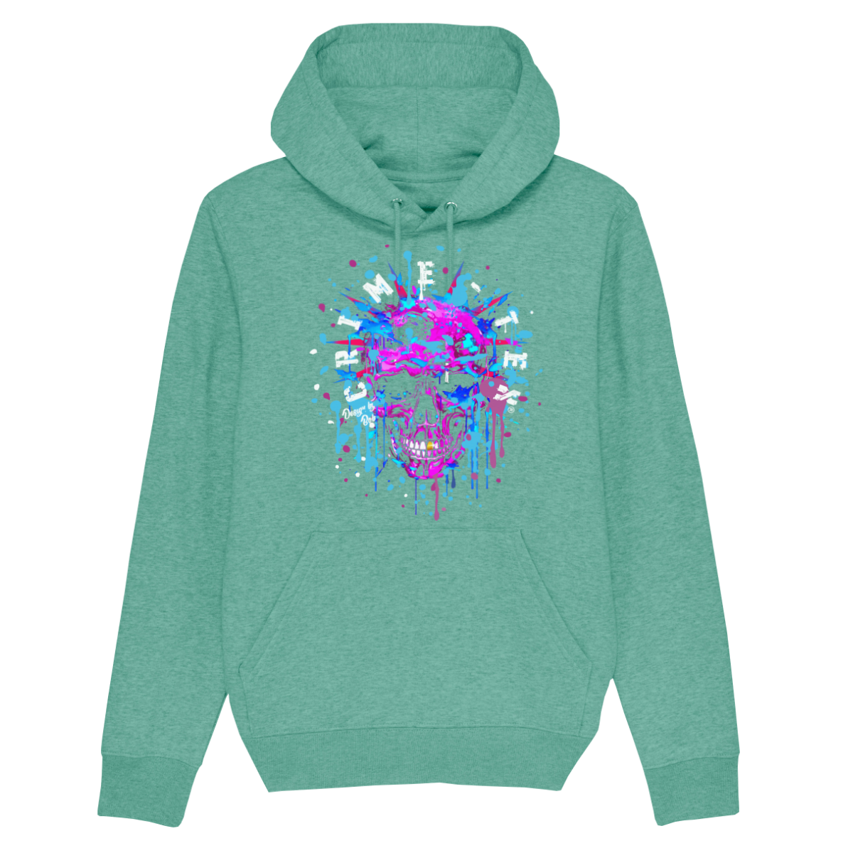 PURPLE SCULL UNISEX HOODY