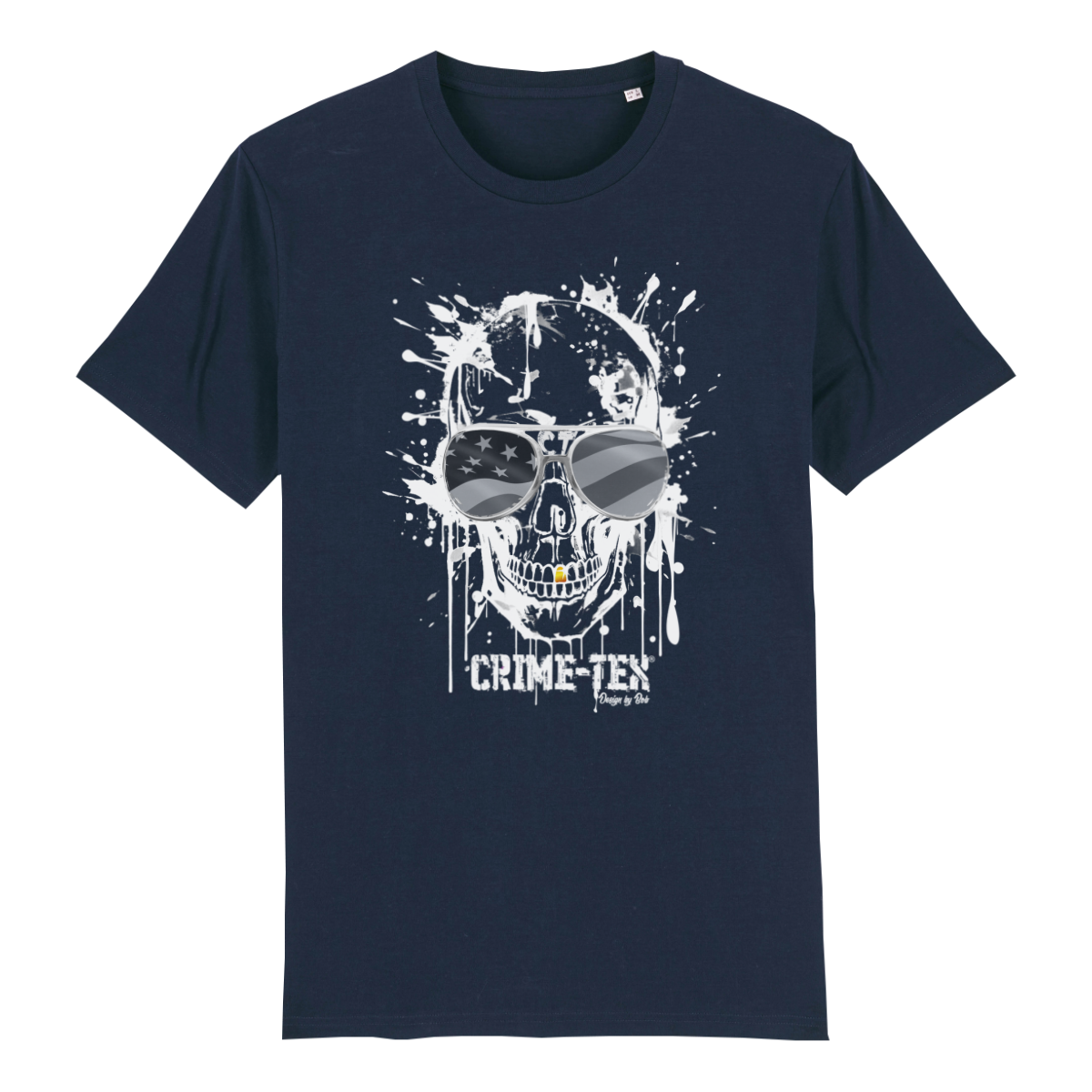 003 BW SCULL UNISEX T-SHIRT