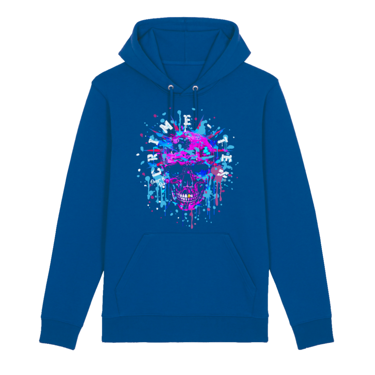 PURPLE SCULL UNISEX HOODY