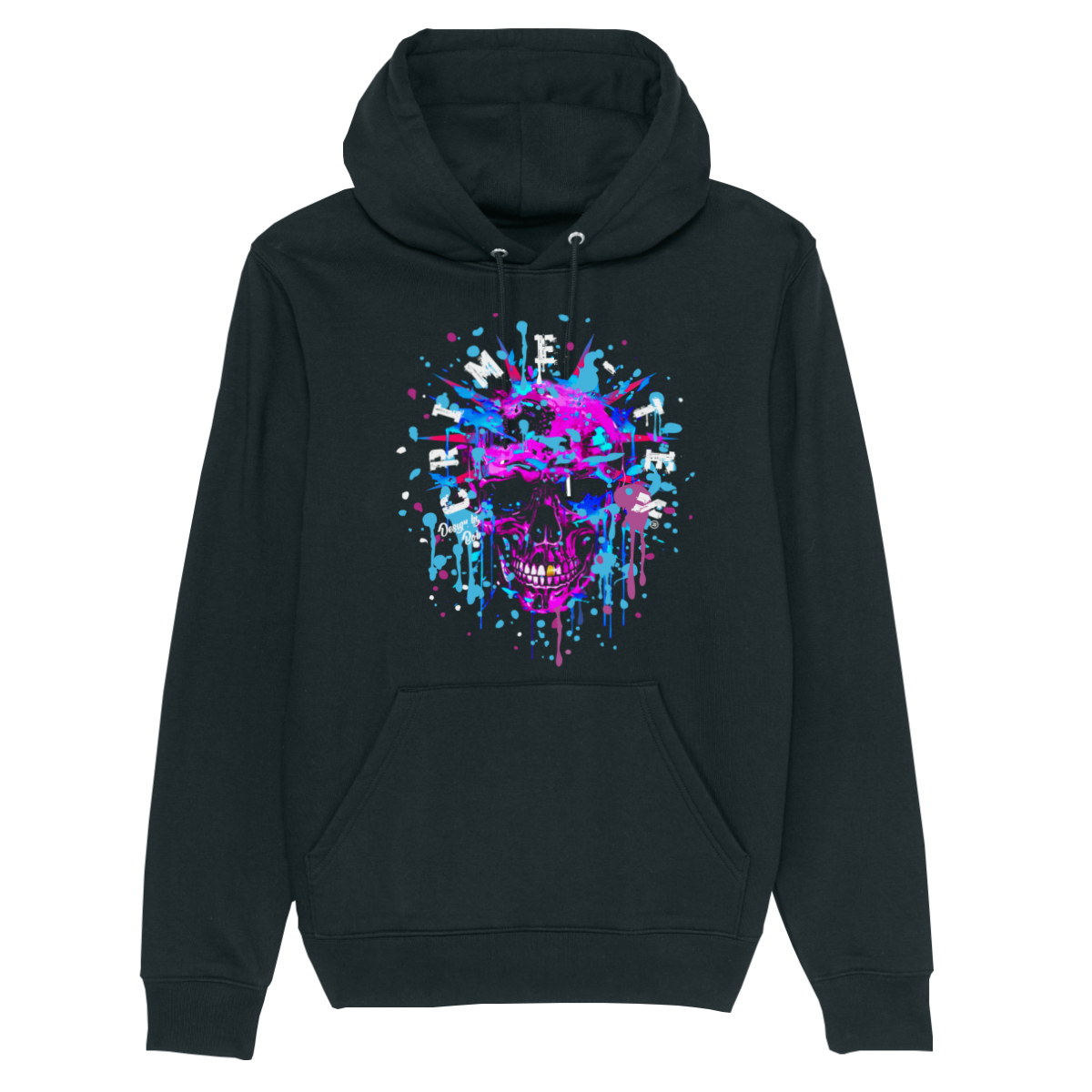 PURPLE SCULL UNISEX HOODY