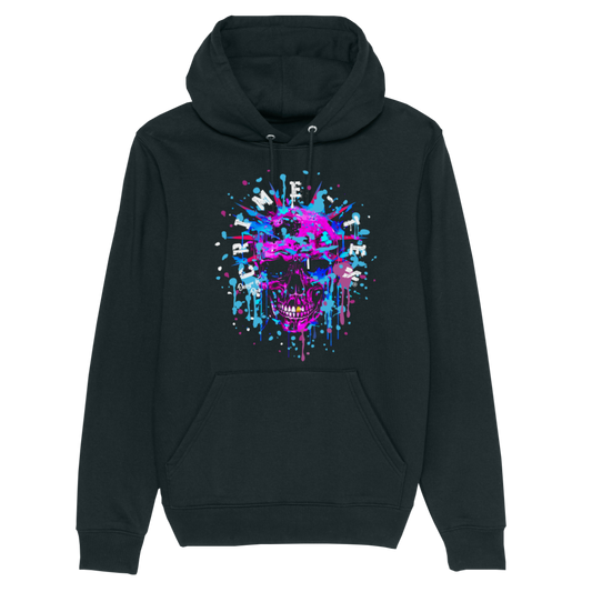 PURPLE SCULL UNISEX HOODY