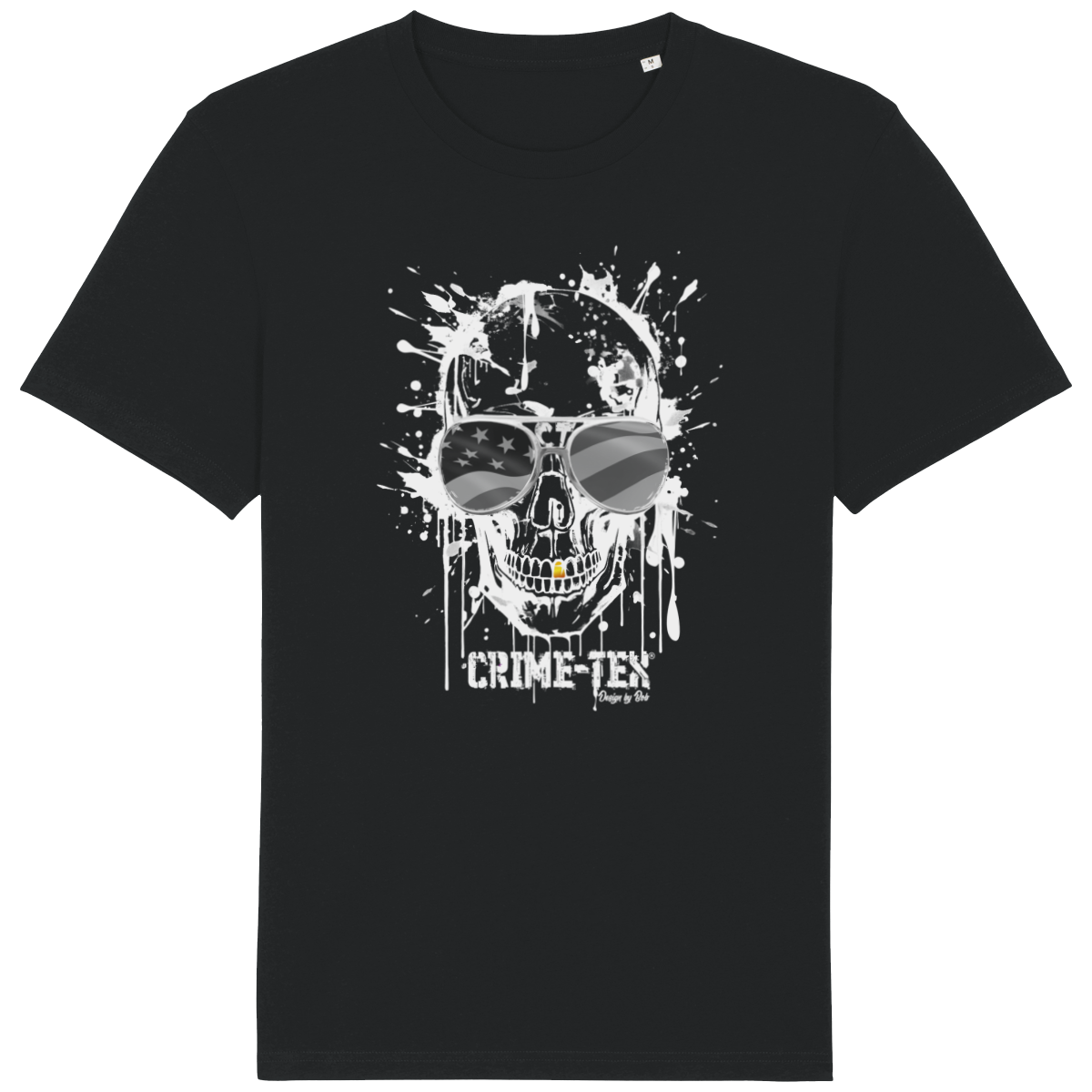 003 BW SCULL UNISEX T-SHIRT