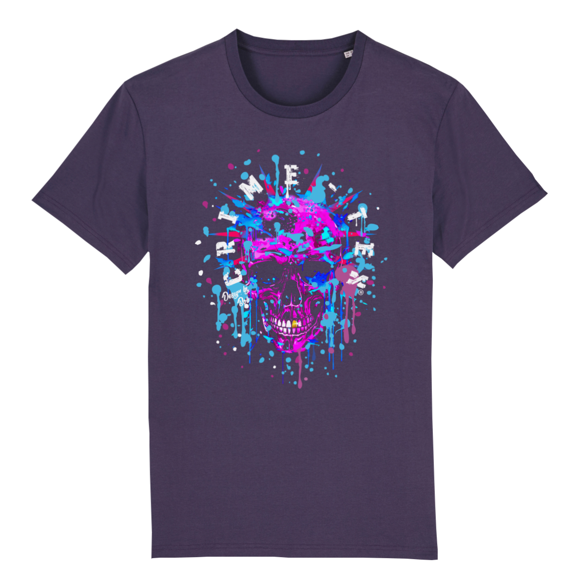 007 PURPLE SCULL UNISEX T-SHIRT