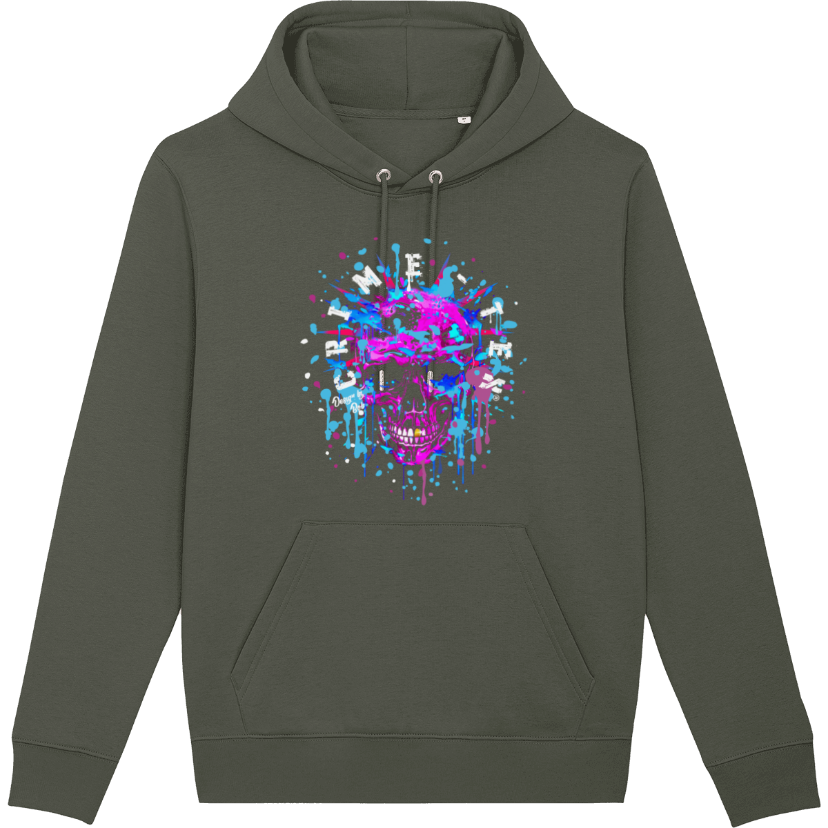 PURPLE SCULL UNISEX HOODY