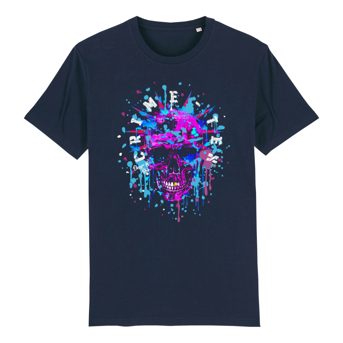 007 PURPLE SCULL UNISEX T-SHIRT