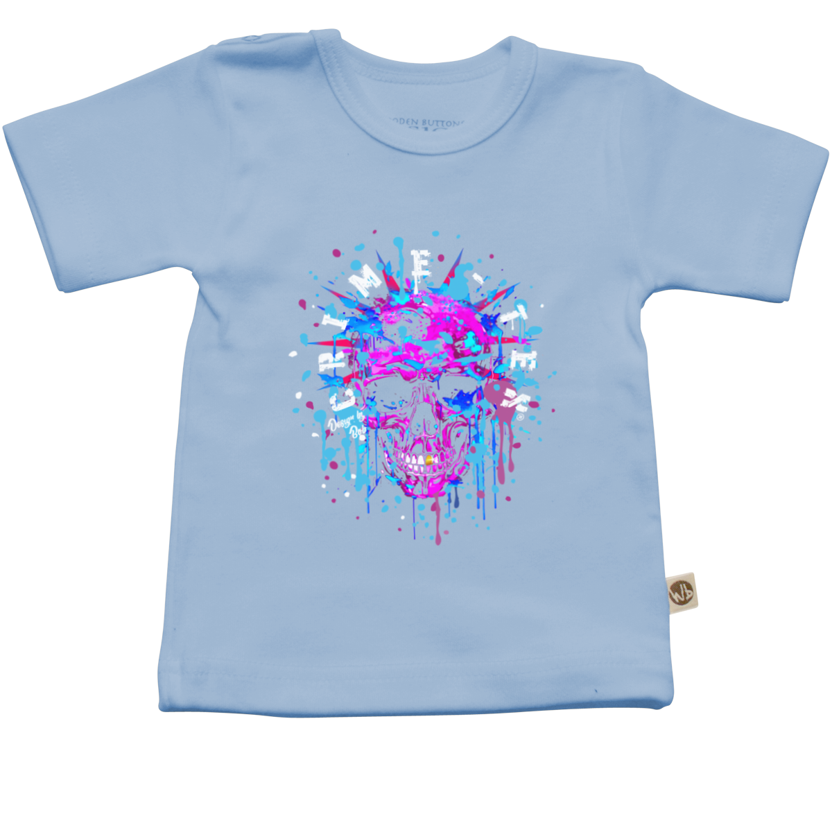 PURPLE SCULL BABY T-Shirt